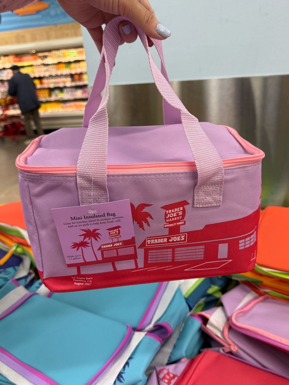 2nd Bag Trader Joe’s 2026! New Mini Insulated Bags Lilac Purple 💜